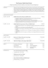 Specifically for this topic, we will be sharing to you a variety of teacher resume formats you can use to help you land that teaching job you want. Middle School Teacher Resume Examples Writing Tips 2021 Free Guide