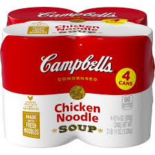 Or add 1/2 can whole milk and 1/2 can water. 4 Pack Campbell S Condensed Chicken Noodle Soup 10 75 Ounce Can Walmart Com Walmart Com
