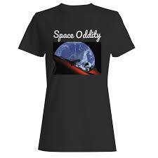 Starman Tesla Roadster Spacex Space Oddity Women T Shirt