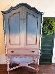 Bespoke English Country Oak Amore Dresser Hand Painted By Reece In Annie Sloan Chalk Paintstm Greek Blue Antonette In An Ombre With Images Furniture Elegant Design Oak