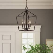 Xilicon 1light Foyer Chandelier Black Farmhouse Light Fixture Dining Room Lighting Fixtures Hanging Ceiling Lighting For Foyer Entryway With Glass Shade Adjustable Island Lights