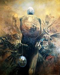 Zdzislaw Beksinski Dystopian Surrealism In Games Surrealism Painting Painting Dune Art