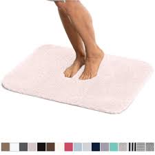 Bathroom rugs come in a different types; Home Kitchen Black High Pile Rugs Gorilla Grip Original Luxury Faux Chinchilla Shag Bath Room Rug 24x17 Thick Modern Bathroom Carpet Mat Super Soft And Cozy Machine Washable Large Floor Mats Bath