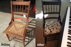 Frugal Homemaking 3 Wooden Chair Makeover Refurbished Chairs Wooden Chair Makeover Chair Makeover