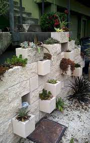 Besides that, it will also keep yo. Cinder Block Garden Wall Planter Diy Decoredo