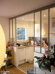 Cuisine Avec Verriere Et Carreaux De Ciment Cuisine Verriere Style Cuisine Cuisines Maison