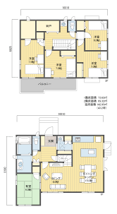 間取り 2階建 40 50坪 北玄関 間取り 北玄関 間取り 玄関 間取り