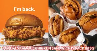 The parent company of burger king, popeyes, and tim hortons announced this week they will be closing several hundred locations across the three brands. Popeyes World Famous Chicken Sandwich Returns To S Pore Chance To Try It If You Miss It The First Time Great Deals Singapore