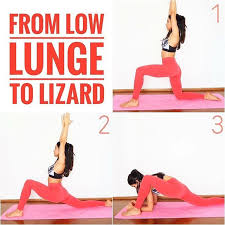 Yoga Tutorial By Bringmeyoga Low Lunge This Is A Great Stretch If You Sit All Day And Have Tight Hips And Yoga Tutorial Tight Hamstrings Yoga Tips
