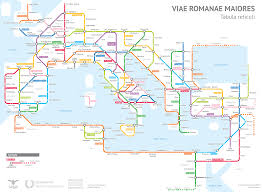 Infographic The Roman Empires Roads In Transit Map Form