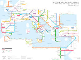 Infographic The Roman Empires Roads In Transit Map Form