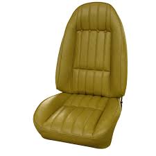 Well you're in luck, because here they come. 78 Camaro Front Buckets Standard Camel Tan Legendary Auto Interiors