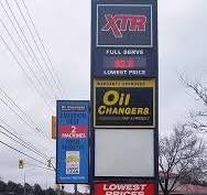 Gas Station Pylon Sign