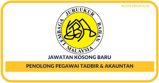 He has acted as a. Jawatan Kosong Terkini Lembaga Juruukur Bahan Malaysia Kekosongan Penolong Pegawai Tadbir Akauntan Kerja Kosong Kerajaan Swasta