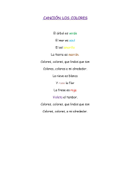 Amarillo Es Mi Color Letra De Cancion