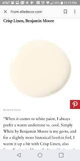 Crisp Linen By Benjamin Moore Paint Colors For Home Paint Color Inspiration Paint Colors