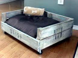 You can get your hands on shipping pallets from a variety of. Diy Wooden Dog Beds From Euro Pallets Interior Design Ideas Avso Org