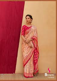 SHANGRILA NISHA PURE GEORGETTE SAREES WITH FANCY BORDER - textiledeal.in
