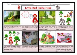 Little red riding hood's grandmother lived half an hour away in the woods outside the village. Little Red Riding Hood Storyboard Teaching Resources