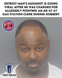 Detroit Man's Viral Mugshot Reaction Sparks Online Debate