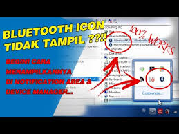 Cara Memunculkan Icon Bluetooth Di Windows 7 8 8 1 10 Youtube