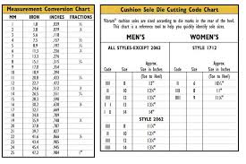 vibram sole size chart halloween cosplay items