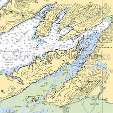 Alaska Cordova Nautical Chart Decor