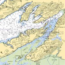 alaska cordova nautical chart decor