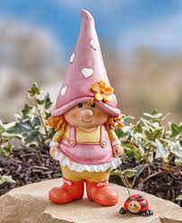 Lady garden gnome 18 inches tall perfect figurinestatue. Garden Gnome Friend Statues The Lakeside Collection