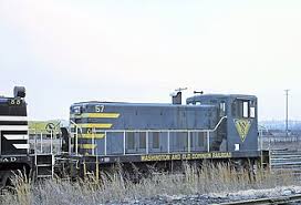Image result for Federal Yellow 1956 Chesapeake and Ohio Railroad