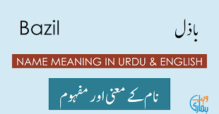Bazil Name Meaning Bazil Meaning Definition Choose the islamic boy name according to the islamic boys names with meanings. bazil name meaning bazil meaning