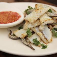 Calamari With Lime And Chilli Dressing Recipe Lifestyle Recipe Calamari Recipes Grilled Calamari Recipes