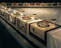 The dinner party is an installation artwork by feminist artist judy chicago depicting place settings for 39 mythical and historical famous women. Art News The Chicago School Of Art