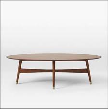 Mid Century Modern Oval Coffee Table