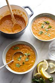 Red Lentil Soup With Lemon Recipe Recipe Red Lentil Soup Red Lentil Lentil Recipes