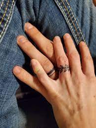 Couples Tattoo Wedding Rings Tattoo Wedding Rings Ring Tattoo Designs Wedding Band Tattoo