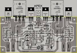 Power amplifier apex b250 electronic circuit. Power Amplifier Apex Hx11 Audio Amplifier Hifi Amplifier Electronics Circuit