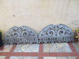 Paire De Lambrequins Anciens En Fonte Anciens Decors Places En Haut Des Fenetres Larg 1 00m Haut 0 56m Bon Etat Tres Decoratif Lambrequin Decoration Fenetre
