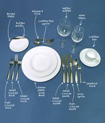 setting a table visual learning dining etiquette table etiquette table settings