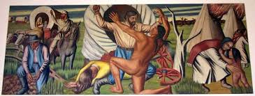 Des Plaines Illinois 1940 Post Office Murals By James Michael Newell Office Mural Mural Muralist