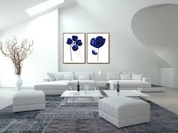 Choose your favorite living room designs and purchase them as wall art, home decor, phone cases, tote bags, and more! Sale Navy Blue Decor Set Of 2 Abstract Flowers Special Price Home Gallery Living Room Art 36 X 24 Poster Minimalist Art Poppies