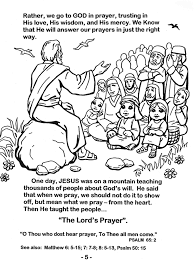 The custom coloring pages are to keep the kids busy at a party. The Lord S Prayer 5 Coloring Pages Coloring Home