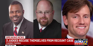 Second, Third judges recused from Caddo sheriff recount lawsuit; Whitehorn  to hold press event