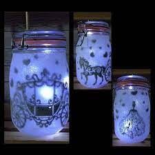Night Light Mood Lighting Princess Horse And Carriage Fairy Etsy Fairy Jars Fairy Lights In A Jar Jar Crafts