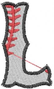 A significant number of these patterns are accessible in various size hoops (small, medium, large and custom size also available). Sports Embroidery Design Baseball Letter L From Embroidery Patterns