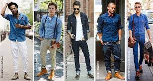 Nous vous proposons une collection de chemises homme en jean à manches longues qui se déclinent en différentes couleurs : Denim 15 Chemises En Jeans Homme Pour Un Look Tendance Blog Mode Pour Homme Rienasemettre Fr