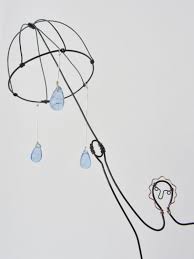 Umbrella Sculpture Wire Sculpture Wire People Quirky Etsy Wire Sculpture Wire Drawing Umbrella Man