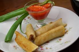 Filipino Lumpia Shanghai Pork Filled Egg Rolls With Sweet Sour Sauce Recipe Egg Rolls Lumpia Shanghai Pork Egg Rolls
