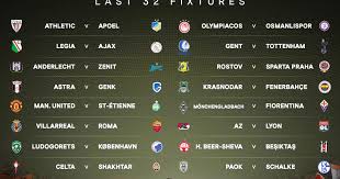 Europa league round of 32 draw. Uefa Europa League Draw 32 Gallery