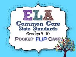 ela common core standards grades 9 10 pocket flip charts